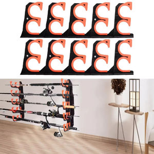 Support et porte-cannes à pêche pour garage avec coussinet de protection en plastique Modèle LM LM25433 - Product Image 3