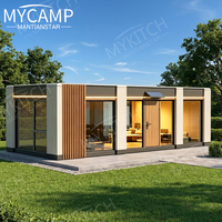 Casa Cápsula Prefabricada con Estructura de Acero, de Ensamblaje Rápido, Módulo Moderno para Resorts, Casas de Huéspedes y Alojamiento de Ocio