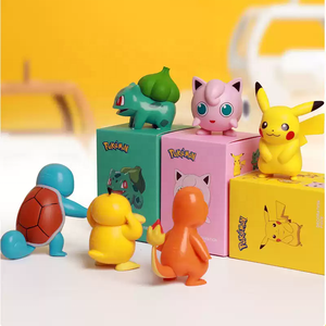 Autentica Figurina Pokémon Pikachu Psyduck, Ornamento Carino per Cruscotto Auto, Decorazione Scrivania, 100% Originale, Regalo da Collezione, Vendita all'Ingrosso - Product Image 3