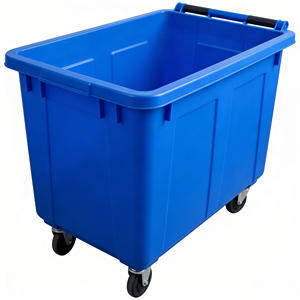 Chariot à linge en plastique, état neuf, POUR SERVICE hôtelier - Product Image 4