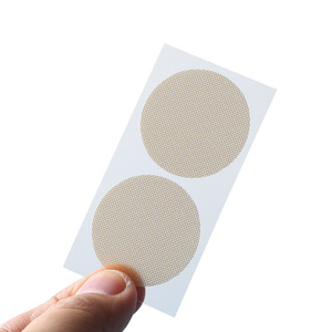 <span class=keywords><strong>JOGOGO</strong></span> Couvre-tétons invisibles non-tissés imperméables anti-frottement pour hommes (formes rondes/fleur) pour les irritations sportives - Product Image 6