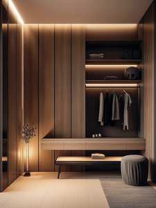 Walk in <b>Wardrobe</b> Closet Bidden Bedroom Baby Walk in Closets Mdf Latest <b>Cabinet</b> Bedroom Designs <b>Cabinet</b> Organizer - Product Image 2