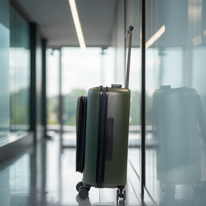 กระเป๋าเดินทางแบบเปิดด้านหน้ากระเป๋าล้อลากพร้อม PU เพื่อความสะดวกในการเดินทางถือขึ้นเครื่องพร้อมกระเป๋าใส่แล็ปท็อป - Product Image 5