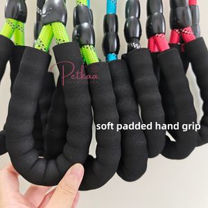 भारी ड्यूटी कुत्ते की लीड रस्सी गोल ब्रेड 12 मिमी नायलॉन चिंतनशील नीली लाल पर्ची कुत्ते के लिए लदान - Product Image 3