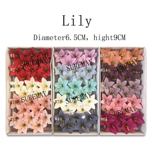 สบู่ดอกไม้ลิลลี่สำหรับตกแต่งช่อดอกไม้กลิ่นหอมสง่างามวันแม่ - Product Image 5