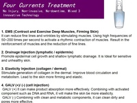 Dispositivo Profesional de Contorno Facial con Corriente Bioeléctrica y Enfriamiento, Dispositivo Antienvejecimiento para Suavizar Arrugas y Líneas Finas