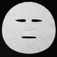 Haute qualité 50GSM tissu viscose non tissé masque facial feuille Pack matériel papier pour les soins de la peau