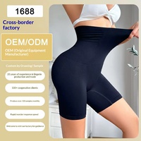 Culottes Boxer Gainantes Post-partum Taille Haute Effet Ventre Plat et Remonte-Fesses pour Femmes Grandes Tailles