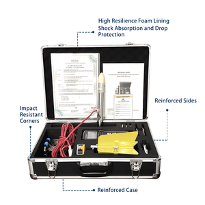 Di động bùn xi măng đo lưu lượng kế chất lỏng điện từ đo lưu lượng cảm biến di động vận tốc mét - Product Image 3