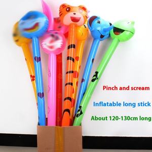 Juguete Inflable de Jirafa de PVC al por Mayor para Niños, Palo Largo con Cabeza de Animal, Material Plástico - Product Image 1