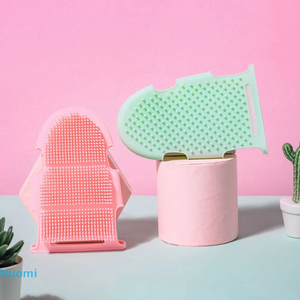 Cepillo de Baño de Silicona para Masajes y Exfoliación, Guantes Exfoliantes, Puede Usarse para Mascotas o Personas, Cepillo para Espalda - Product Image 2