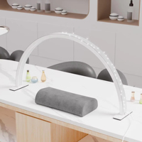 Nouvelle Lampe à Ongles Professionnelle Personnalisée de Bureau pour Salon à Domicile, Lampe de Manucure Demi-Lune à Intensité Variable, Lampe à Ongles LED UV