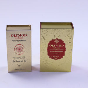 Caja Personalizada para Perfume de 20 ml, con Grabado Dorado, Caja Rígida de Papel Magnético para Aceites Esenciales, con Logotipo en Lámina Dorada - Product Image 3