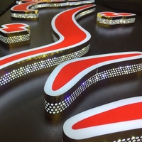 Indoor Outdoor Business Company Büro Logo Zeichen Led Werbung Illuminating Metal Letters Sign