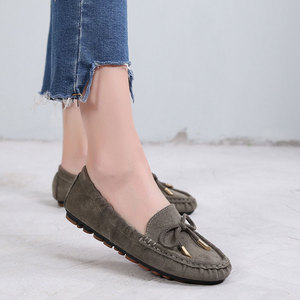 Chaussons en daim chauds d'hiver de grande taille personnalisés Xinzirain, mocassins plats à enfiler, mules pour femmes - Product Image 3