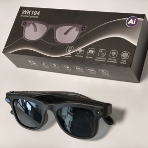 New WK104 AI Smart Glasses with 8MP <b>Camera</b> 4GB ChatGPT Eyewear Type-C Charging Polarized Lens Outdoor Sunglasses for Men Women - Product Image 6