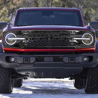 Grille de voiture de pièces d'auto supérieures avant pour Ford Bronco pièces d'auto hors route avec des inserts de lettres distinctifs audacieux