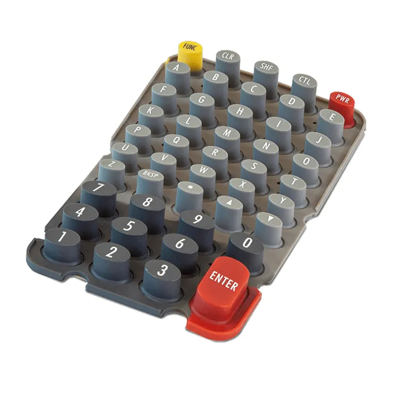 Teclado de silicona personalizado para cerradura de puerta electrónica controlador de sistema de alarma teclado de goma personalizado botones impermeables personalizar CN;GUA