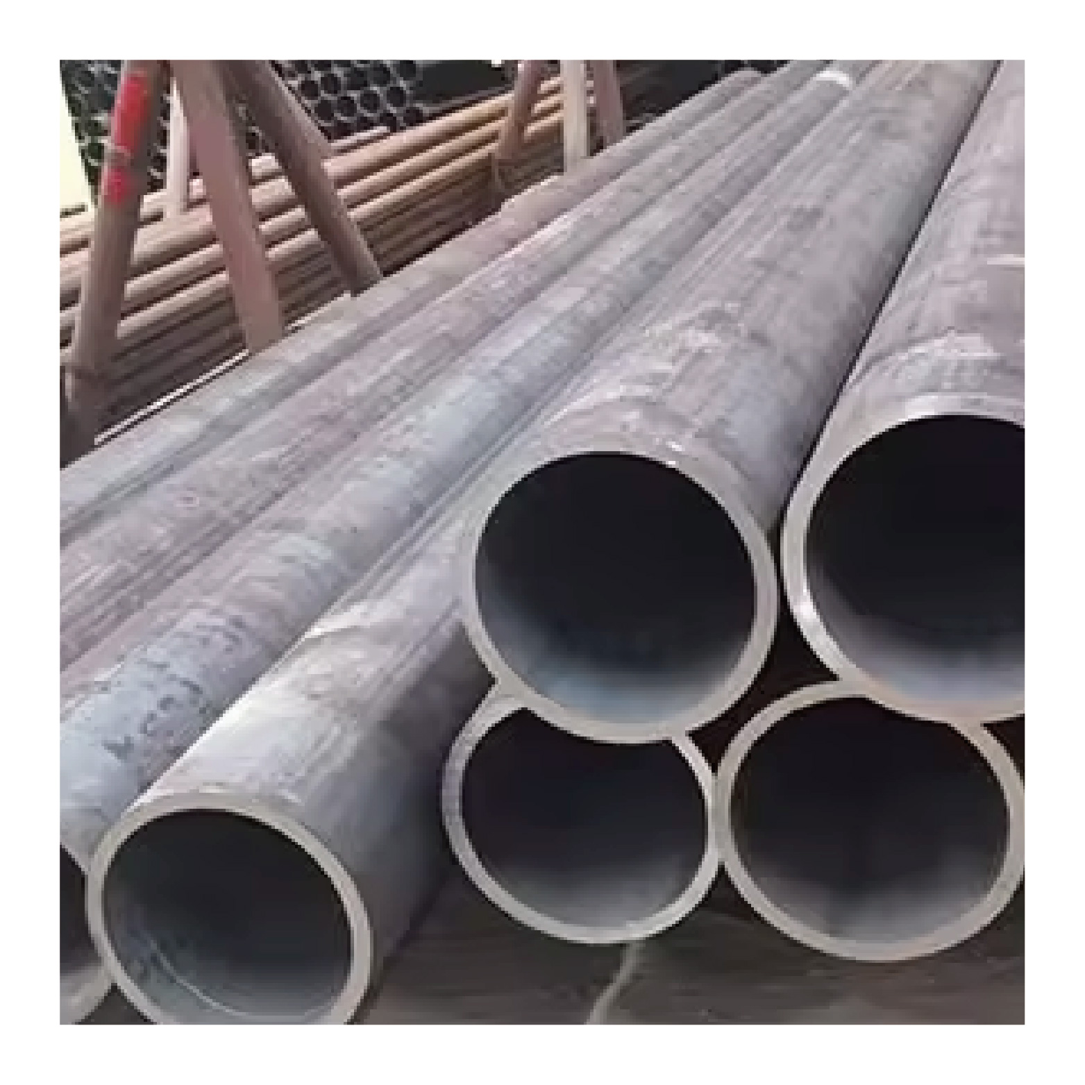 Лидер продаж Q275 углеродистая сталь MS Tube ASTM A53A106 горячекатаный Sch40 Sch80 прочный антикоррозийный материал для металлических строительных материалов