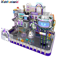 Structure de jeu intérieure commerciale sur mesure de grande taille, zone de jeux intérieure, équipement de terrain de jeu intérieur pour enfants