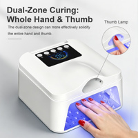 Sèche-ongles professionnel sans fil haute puissance 2026, lampe UV LED plus puissante, double lampe de beauté pour les ongles