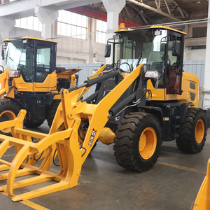 รถตักขนาดกะทัดรัดขับเคลื่อนสี่ล้อเครื่องสร้าง2ton แบบไฮดรอลิกรองรับล้อหน้าแบบปรับแต่งได้ - Product Image 3