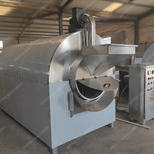 Machine de torréfaction rotative à tambour pour céréales, <span class=keywords><strong>sarrasin</strong></span>, sésame, millet, riz gluant, prix bas commercial - Product Image 3