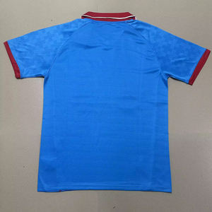 热销2025-26新款墨西哥十字蓝球衣足球高品质透气速干足球球衣 - Product Image 5