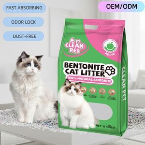 Suministro a Granel de Arena para Gatos de Bentonita con Carbón Activado Ecológica Premium en Forma de Bola, 4kg, Super Aglomerante, Control de Olores, 99% Libre de Polvo - Product Image 1