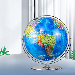 Globe en Cristal Rotatif <span class=keywords><strong>Hd</strong></span> Base Métallique avec Lampe Géographie Enseignement Carte du <span class=keywords><strong>Monde</strong></span> Diamètre Globe Globe Modèle 42cm - Product Image 2