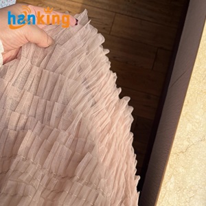 Ehanking <span class=keywords><strong>Falda</strong></span> <span class=keywords><strong>larga</strong></span> <span class=keywords><strong>Mujer</strong></span> Vestido de fiesta sólido Señoras Elegante Cintura alta <span class=keywords><strong>Tul</strong></span> <span class=keywords><strong>Falda</strong></span> plisada Malla Volantes Vestido largo - Product Image 5