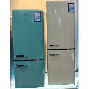 Réfrigérateurs à double porte rétro sans givre 170L, vente chaude, plusieurs couleurs, beau réfrigérateur pour la maison, congélateur inférieur, réfrigérateur domestique - Product Image 6