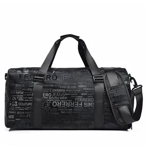 निर्माता पर्यावरण के अनुकूल सादे कस्टम लोगो खेल जिम बैग duffel बैग बड़े रातोंरात यात्रा neoprene जिम बैग