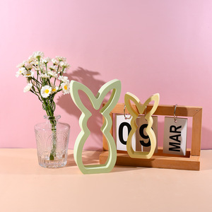 DIY Glue Mold for Hollow-out Rabbit <strong>Plaster</strong> Candlestick: A Three-dimensional Easter <strong>Decoration</strong> <strong>Figure</strong>