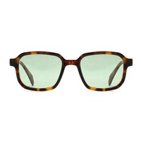 Nouveauté 2025, lunettes de soleil rétro tendance, écologiques, bio, vintage, en acétate polarisé, anti-rayonnement, monture intégrale, protection UV