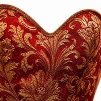 Robe de soirée mi-longue pour femme, style baroque floral jacquard, avec fil métallique doré, décolleté cœur, sans bretelles, style carnaval, personnalisable, vente en gros