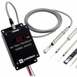 เซ็นเซอร์วัดความเร็วลม Kanomax Air Flow Transducer รุ่น 6332 6332D ผลิตในญี่ปุ่น - Product Image 2