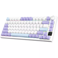 Clavier de jeu mécanique sans fil filaire USB RGB Ajazz AK820 Pro avec interrupteur mécanique rétroéclairage RGB pour PC ordinateur portable