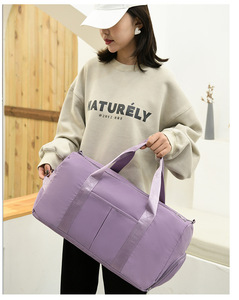 Bolsa de Viaje y Yoga de Nailon de Gran Capacidad con Compartimento para Zapatos, Diseño Personalizado, Nueva Moda, 20-35L, Unisex - Product Image 3