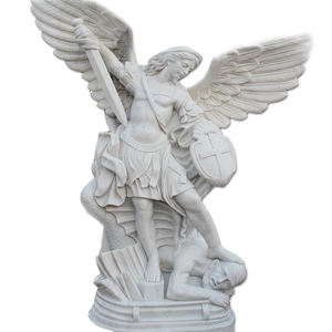 Estatuas de Ángeles de Mármol de Tamaño Real Estilo Europeo, Escultura de Mármol - Product Image 1