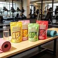 Sacs refermables en plastique personnalisés avec fermeture éclair, type Doypack, pour l'emballage de riz, fruits secs, noix et autres aliments