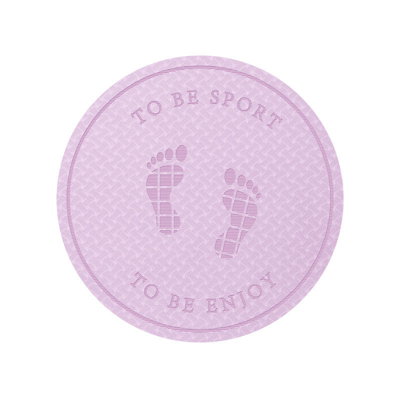 Diamètre 64cm, épaisseur 1cm, bleu