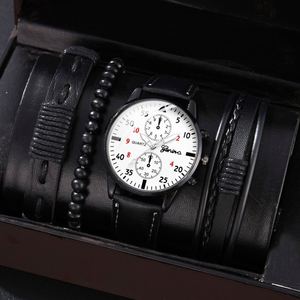 Ensemble de montres pour homme, montre-bracelet à quartz, cadeau de Noël, de la Saint-Valentin, du Nouvel An, promotion, cadeaux, produits tendance - Product Image 4