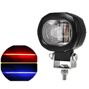 <span class=keywords><strong>Feu</strong></span> de sécurité LED pour chariot élévateur avec couleurs rouge/bleu/<span class=keywords><strong>vert</strong></span>, 12V, boîtier en aluminium moulé sous pression, nouveau format compact, angle de faisceau <span class=keywords><strong>30</strong></span>/60/90, Ra70 - Product Image 2