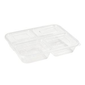 Lonchera Bento Ecológica <span class=keywords><strong>a</strong></span> Prueba de Fugas con 3/4 Compartimentos, Contenedor Desechable de Plástico PP de Grado Alimenticio para Comida para Llevar - Product Image 6