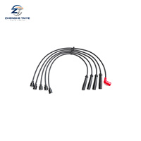 Ensemble de câbles d'allumage résistants à la chaleur ZT OE JT-001 pour Hafei Zhongyi / FAW Jiabao / 462 Carburetor
