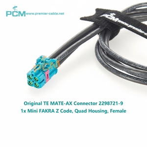 Cable RF automotriz divisor MATE-AX x 4 a Fakra para cámara del sistema de desarrollo NVIDIA DRIVE AGX <span class=keywords><strong>Thor</strong></span> Bench 2360001-4 TE 2298721-9 - Product Image 3