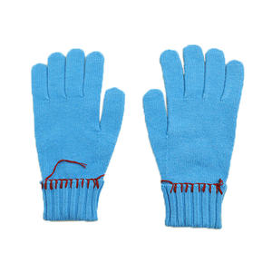 2025 automne hiver femmes rétro coupe-vent cyclisme doigt gants chaud laine contenant couleur Pure écran tactile personnalisé quotidien - Product Image 5
