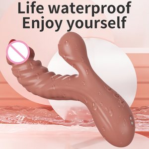 USB Dildo Vibrator Gummi Mädchen Design G-Punkt Sexspielzeug für Frauen Praktische Vibrator Zauberstab Masturbieren Werkzeug Sexspielzeug für Frauen - Product Image 5