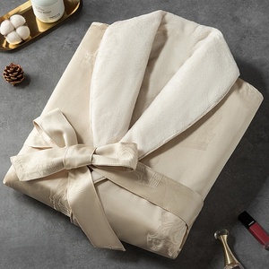 <span class=keywords><strong>Accappatoio</strong></span> in Raso Nuovo Stile a Doppio Strato Super Morbido e Caldo Multitaglie Diversi Colori <span class=keywords><strong>Jacquard</strong></span> Vendita all'Ingrosso - Product Image 2